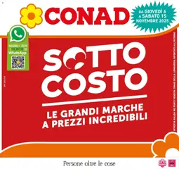 Anteprima dell'opuscolo Sottocosto dal negozio Conad valido da 06/11/2025
