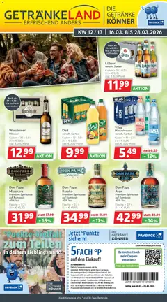 Vorschau von dem Prospekt des Geschäftes Getränkeland, gültig ab dem 16.03.2026