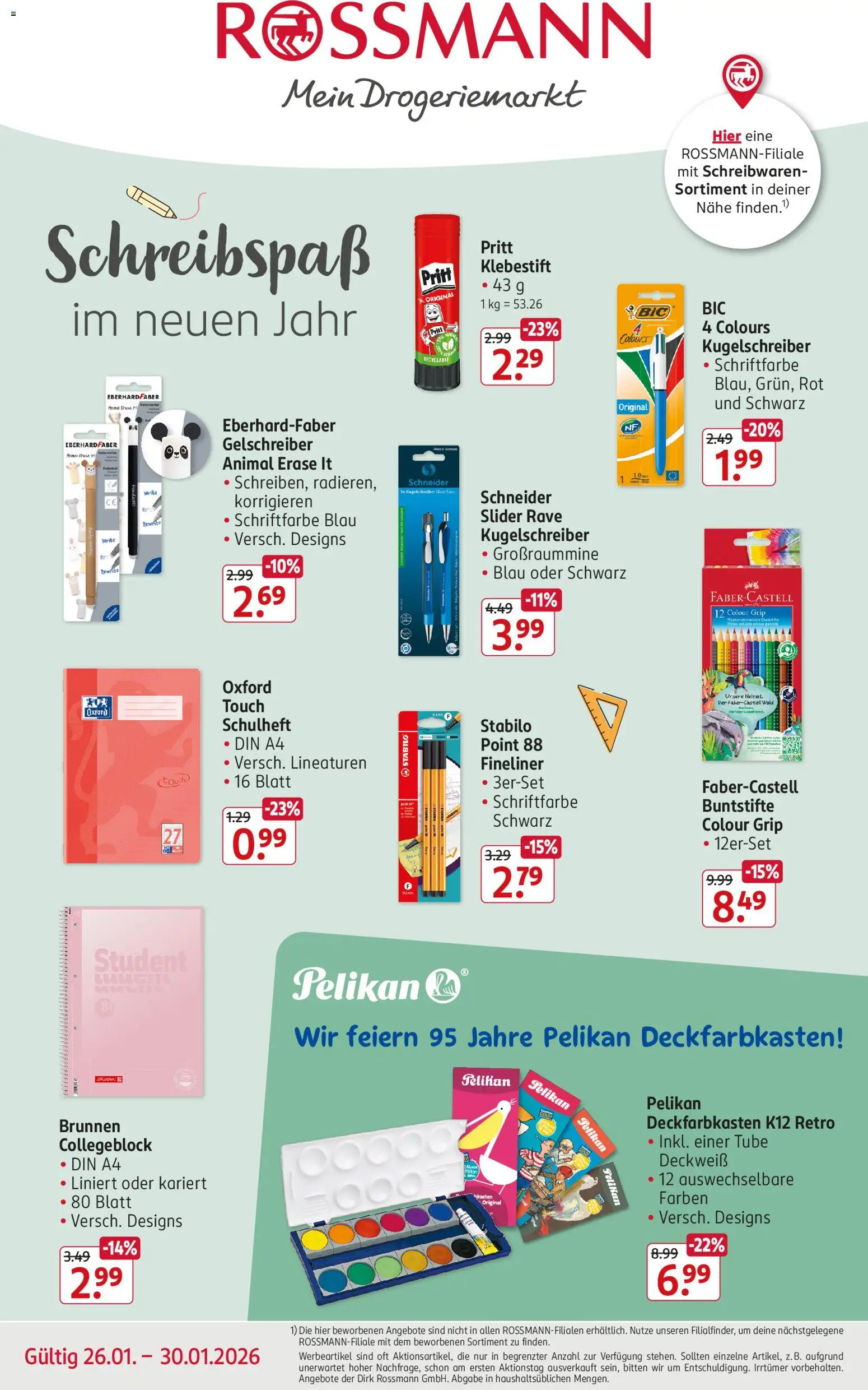 Vorschau von dem Prospekt des Geschäftes Rossmann, gültig ab dem 26.01.2026