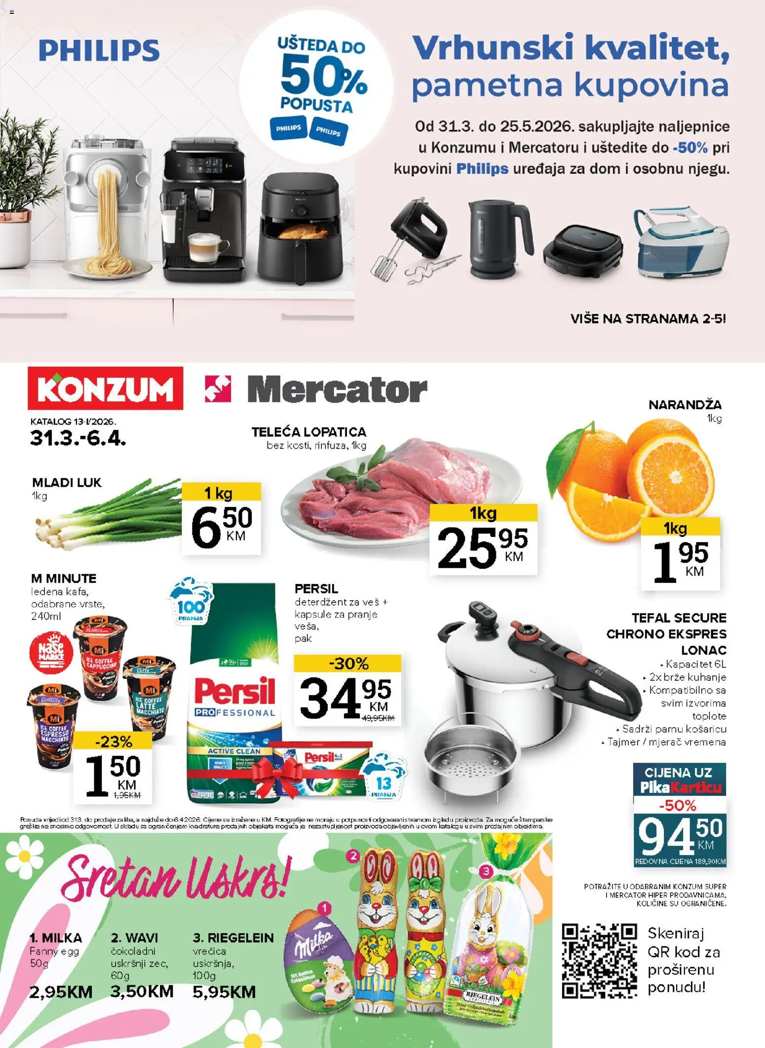 Pregled letka Mercator katalog trgovine Mercator vrijedi od 31.03.2026