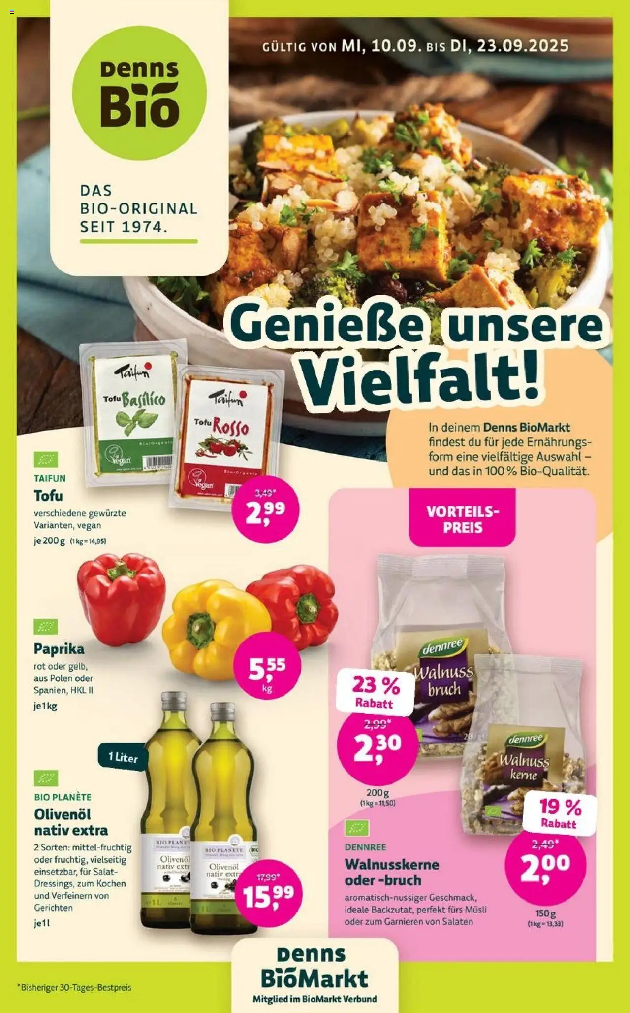 Denns BioMarkt Angebote (vom 10.09.2025 - 23.09.2025)