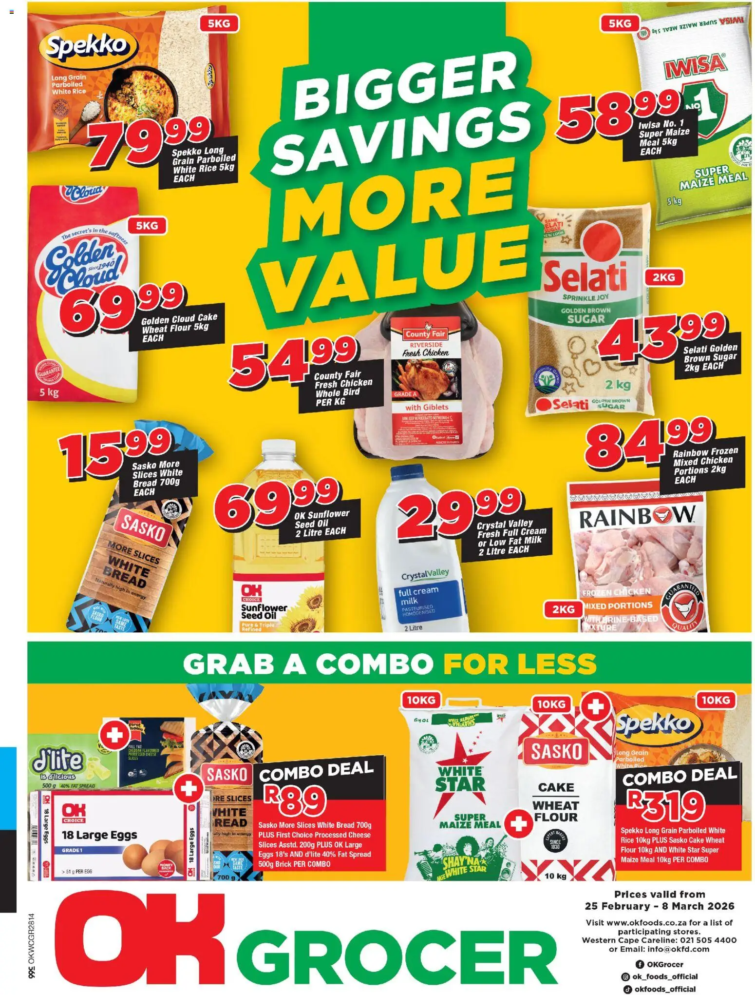 Preview of OK Foods flyer valid from 25/02/2026