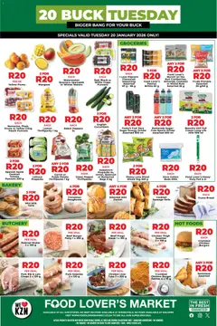 Preview of Food Lover's Market flyer valid from 20/01/2026