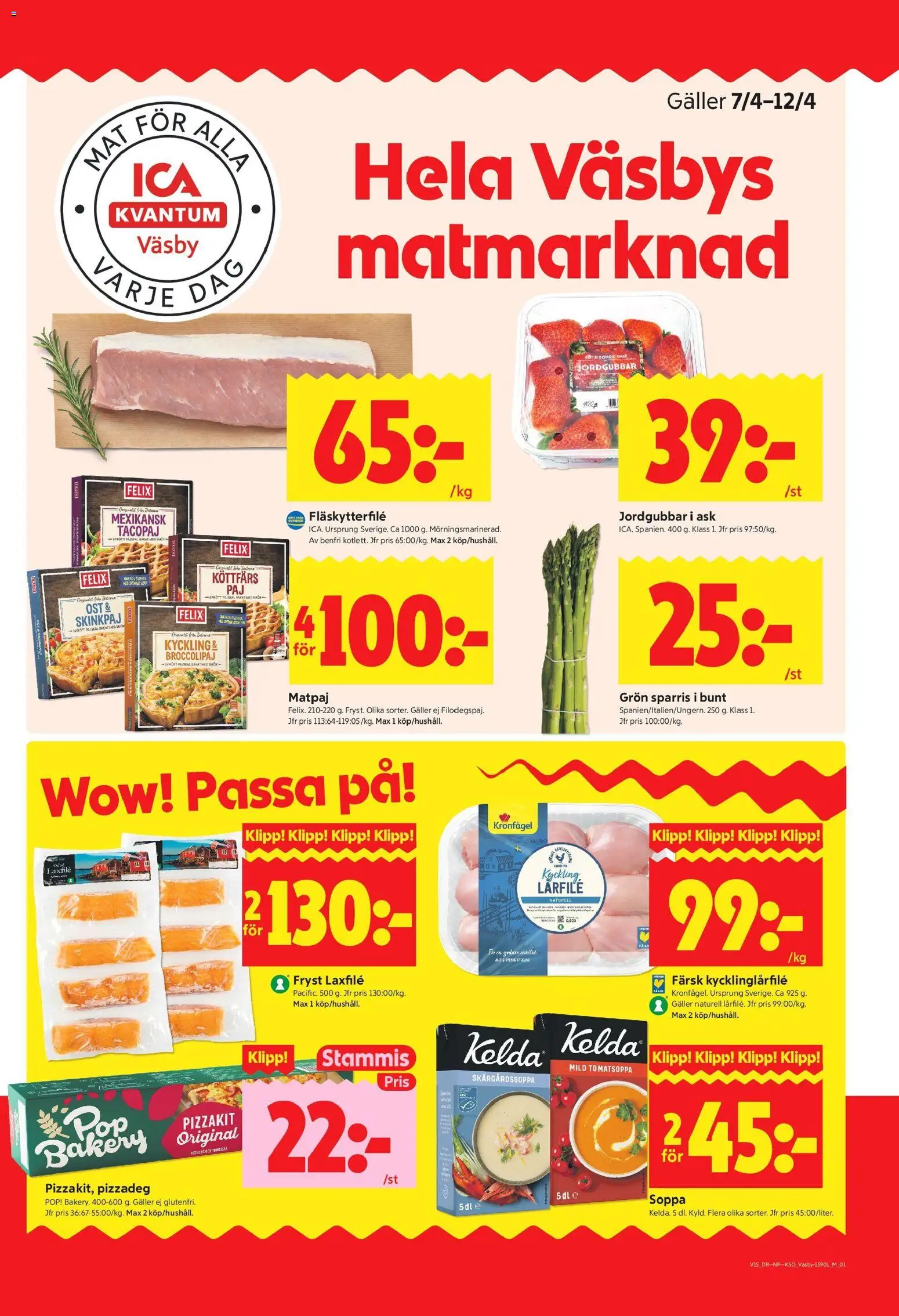 Förhandsgranska reklamblad Upplands Väsby från butik ICA Kvantum gäller från 06/04/2026