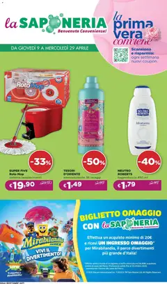 Anteprima dell'opuscolo La Saponeria volantino dal negozio La Saponeria valido da 09/04/2026