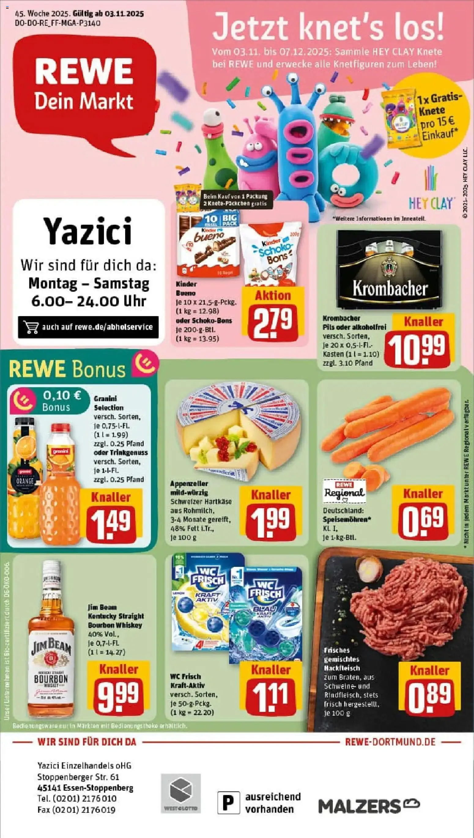 Vorschau von dem Prospekt des Geschäftes Rewe, gültig ab dem 02.11.2025