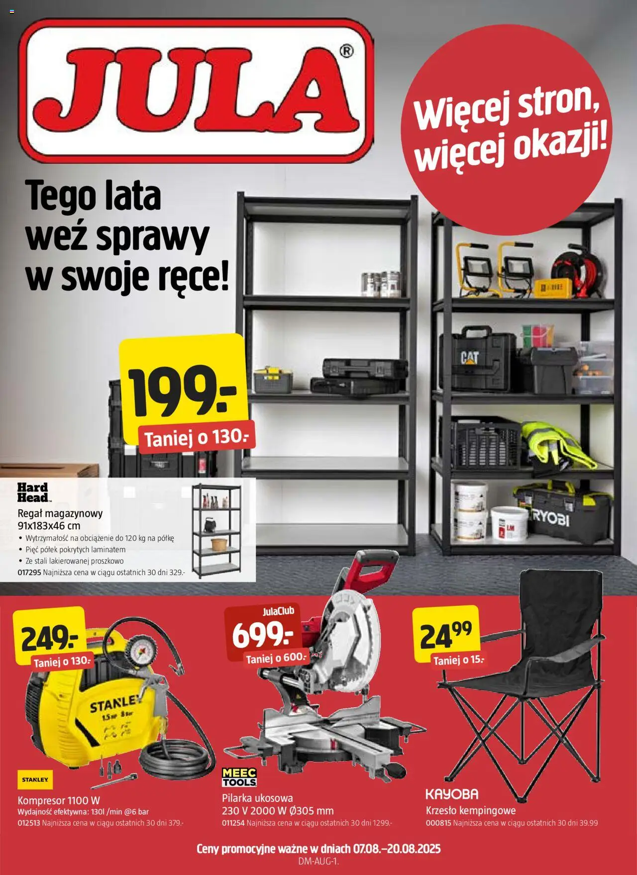 Jula Gazetka od 07.08.2025 - Nowa Gazetka - Numer strony 1