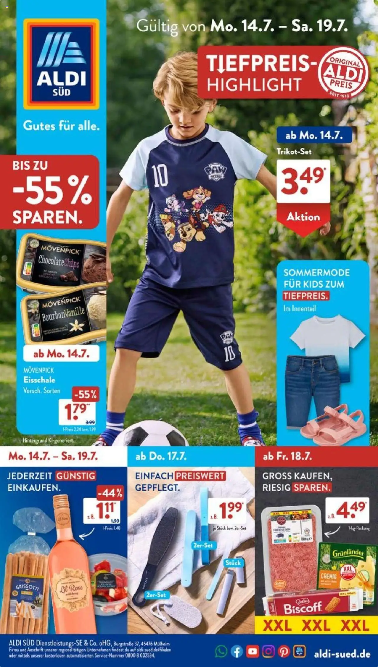 Aldi Süd Prospekt (vom 14.07.2025 - 19.07.2025)