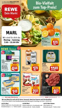 Vorschau von dem Prospekt des Geschäftes Rewe, gültig ab dem 09.03.2026