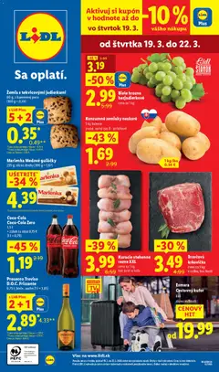 Náhľad Lidl letáku platného od 19.03.2026