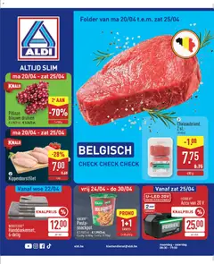 Voorbeeld van Aldi Folder week 17 van winkel Aldi geldig vanaf 20/04/2026