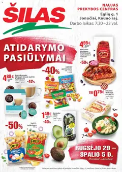 Šilas parduotuvės leidinio Leidinys - Atidarymo Jonučiai, Eglių g.1 galiojančio nuo 2025.09.29 peržiūra