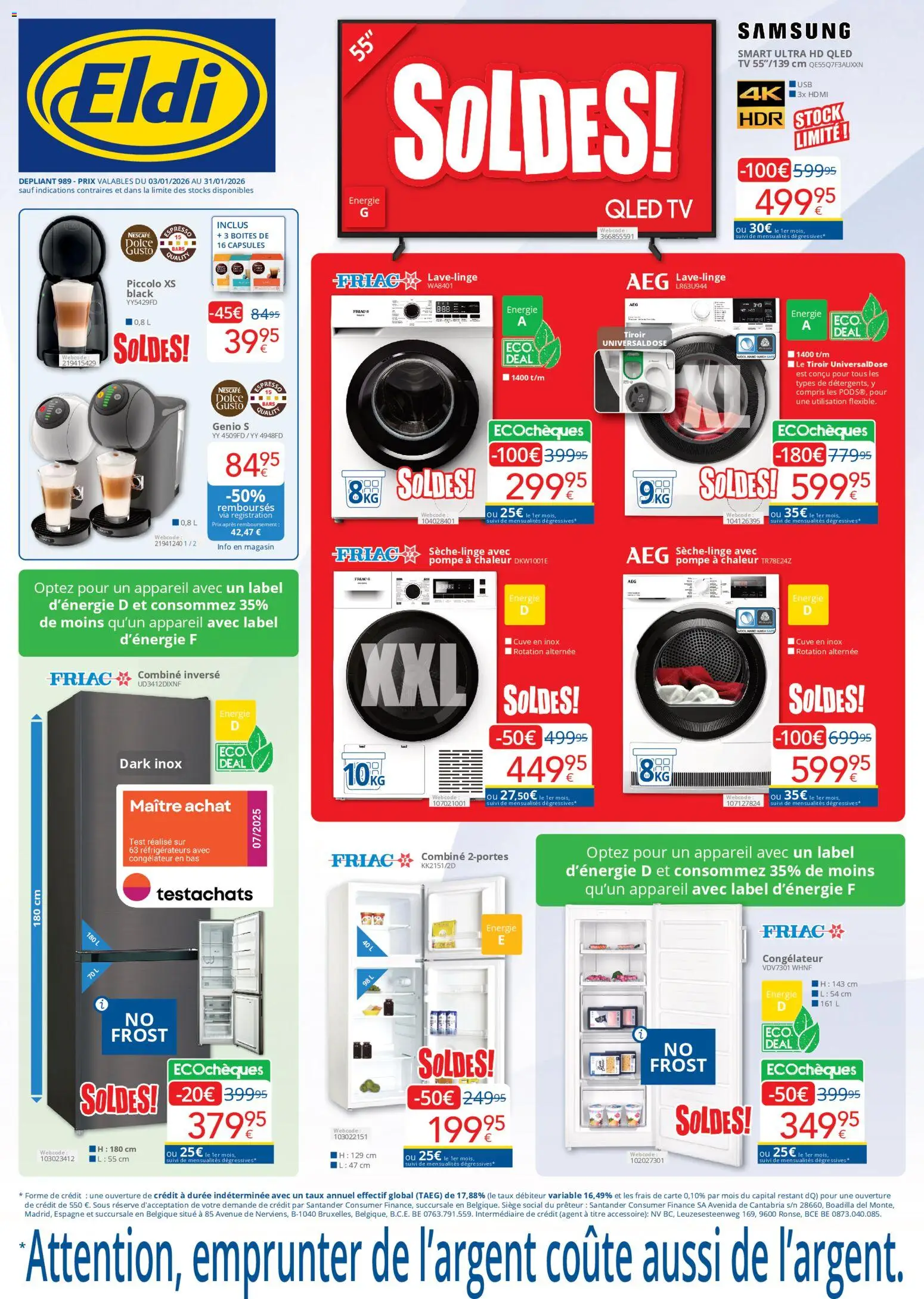 Voorbeeld van Publicité van winkel Eldi geldig vanaf 03/01/2026