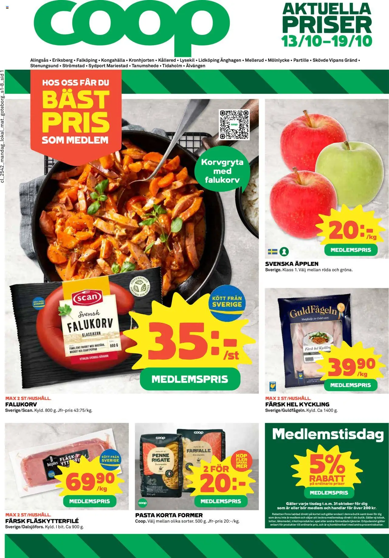 Bollnäs är giltig 13/10 2025 > Veckans Erbjudanden gäller från 13/10/2025 till 19/10/2025 sidnummer 1