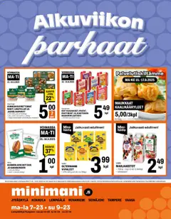 Kaupan Minimani Tarjoukset esikatselu, voimassa 15/09/2025