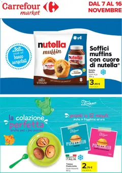 Anteprima dell'opuscolo Volantino Market - Colazione dal negozio Carrefour valido da 07/11/2025