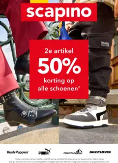 Voorbeeld van Extra Leaflet 50Schoenen DEF van winkel Scapino geldig vanaf 24-09-2025
