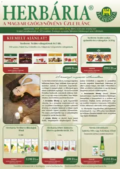 Herbária - Akciós újság Herbária megtekintése, amely érvényes 2025.11.06.-től