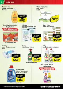Onur Market Katalog 11.11.2025 - Broşürünün önizlemesi | Strana: 6