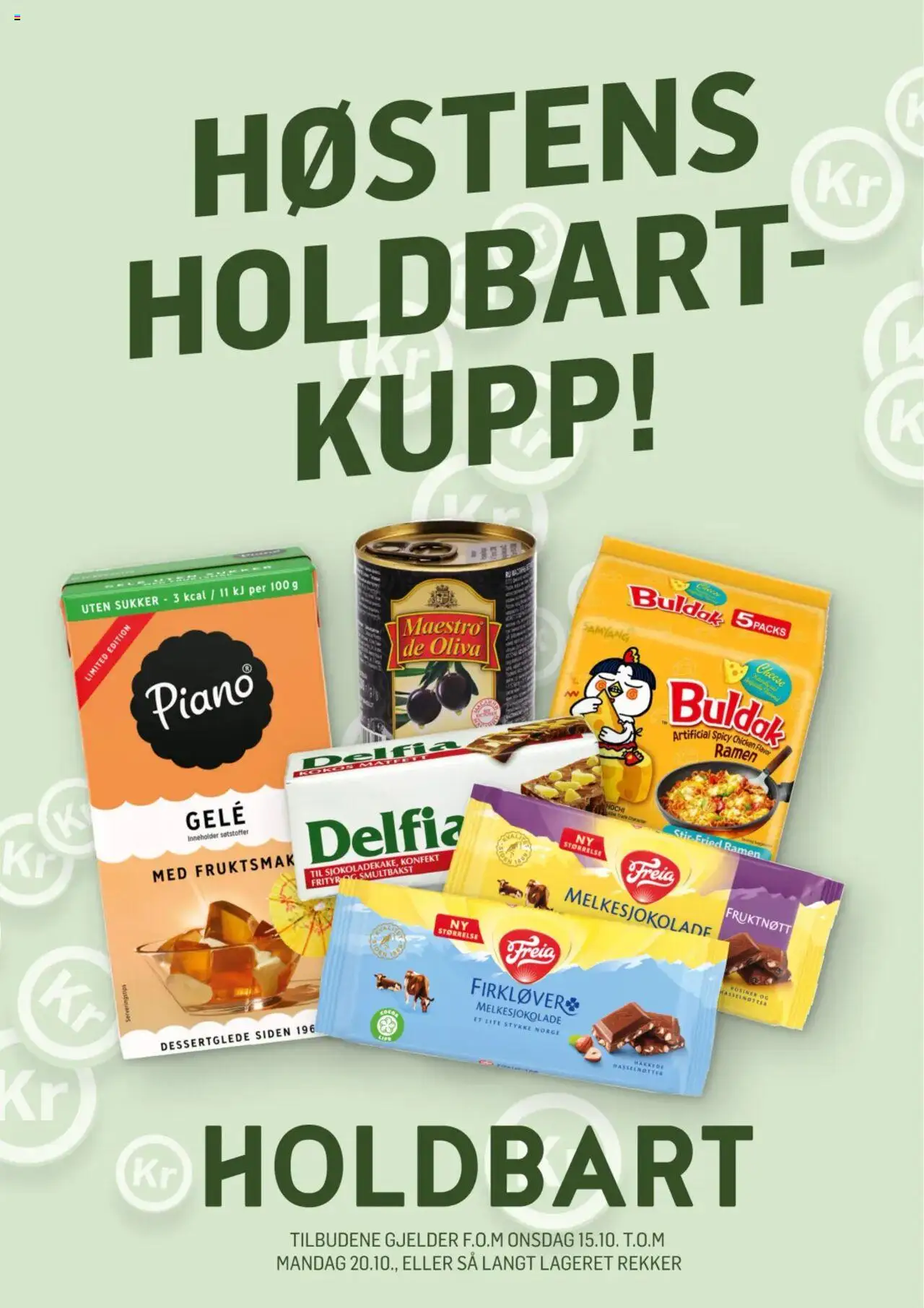 Kundeavis Holdbart gyldig fra 15/10/2025 - Sidenummer 1