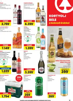 Spar - Black Friday megtekintése, amely érvényes 2025.11.06.-től | Oldal: 15
