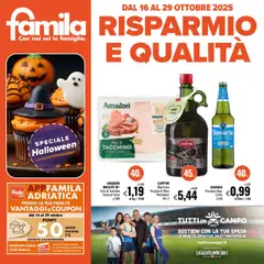 Anteprima dell'opuscolo Attuale volantino dal negozio Famila valido da 16/10/2025