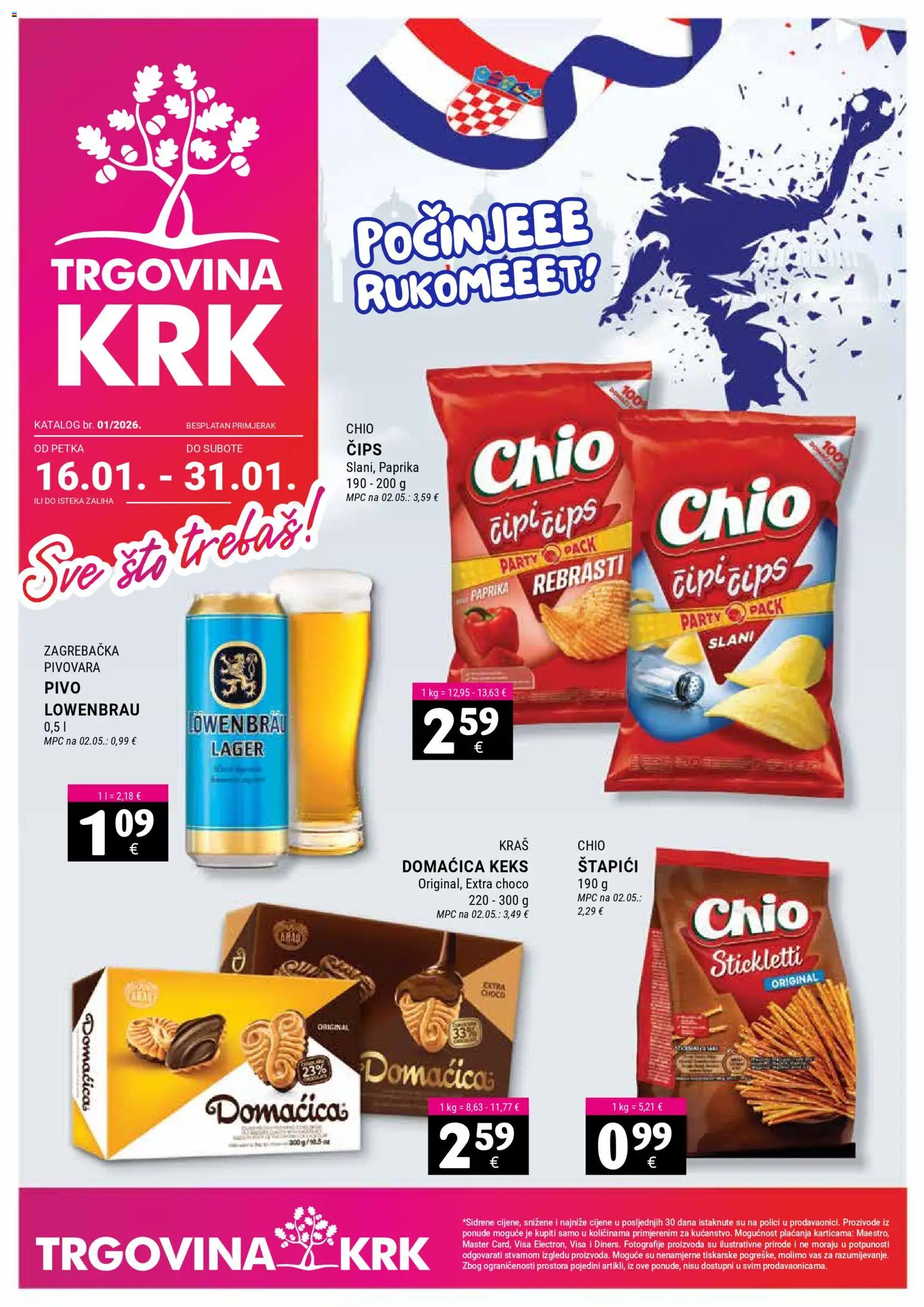 Pregled letka Katalog trgovine Trgovina Krk vrijedi od 16.01.2026