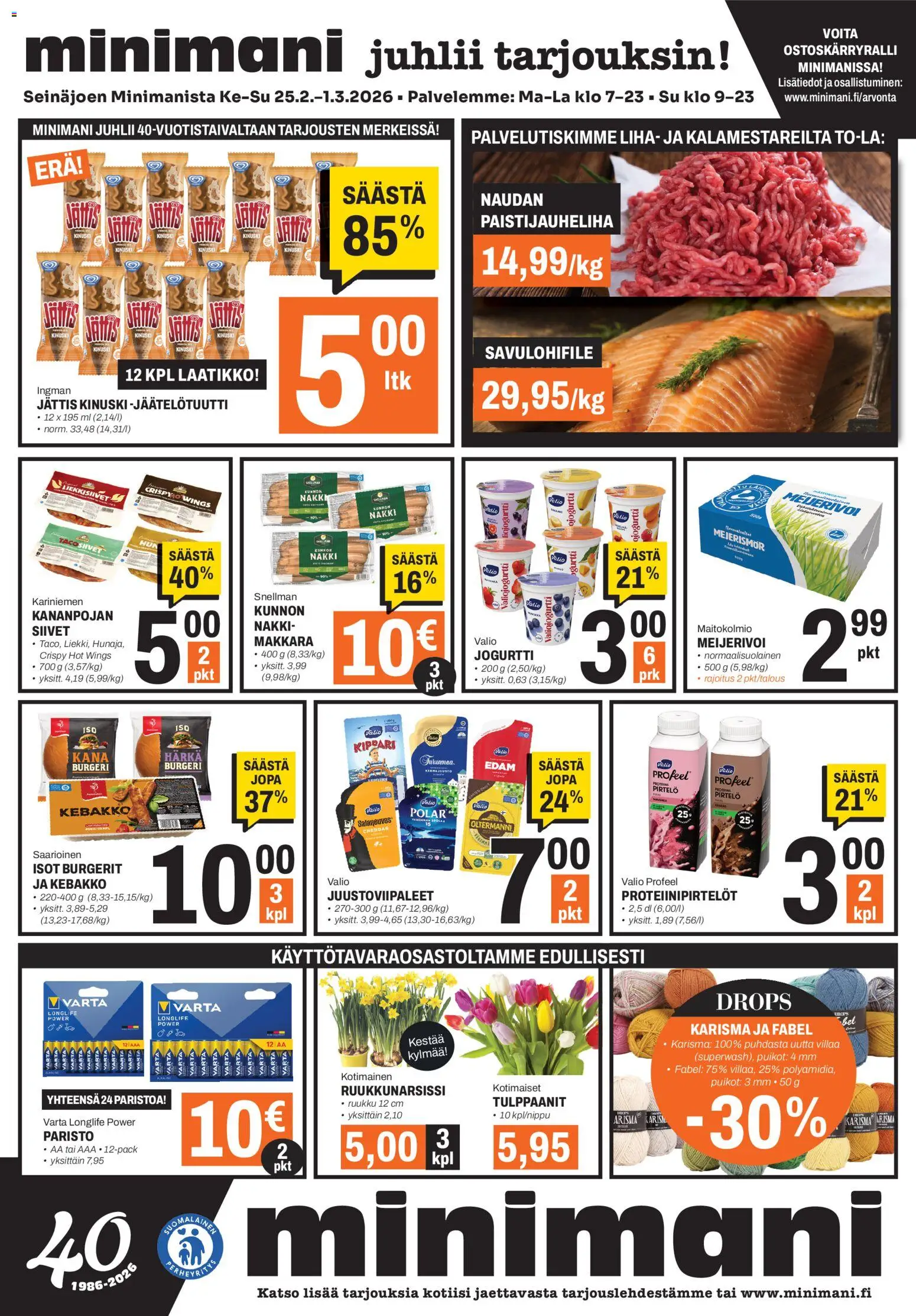 Kaupan Minimani Tarjoukset - Seinäjoki esikatselu, voimassa 25/02/2026