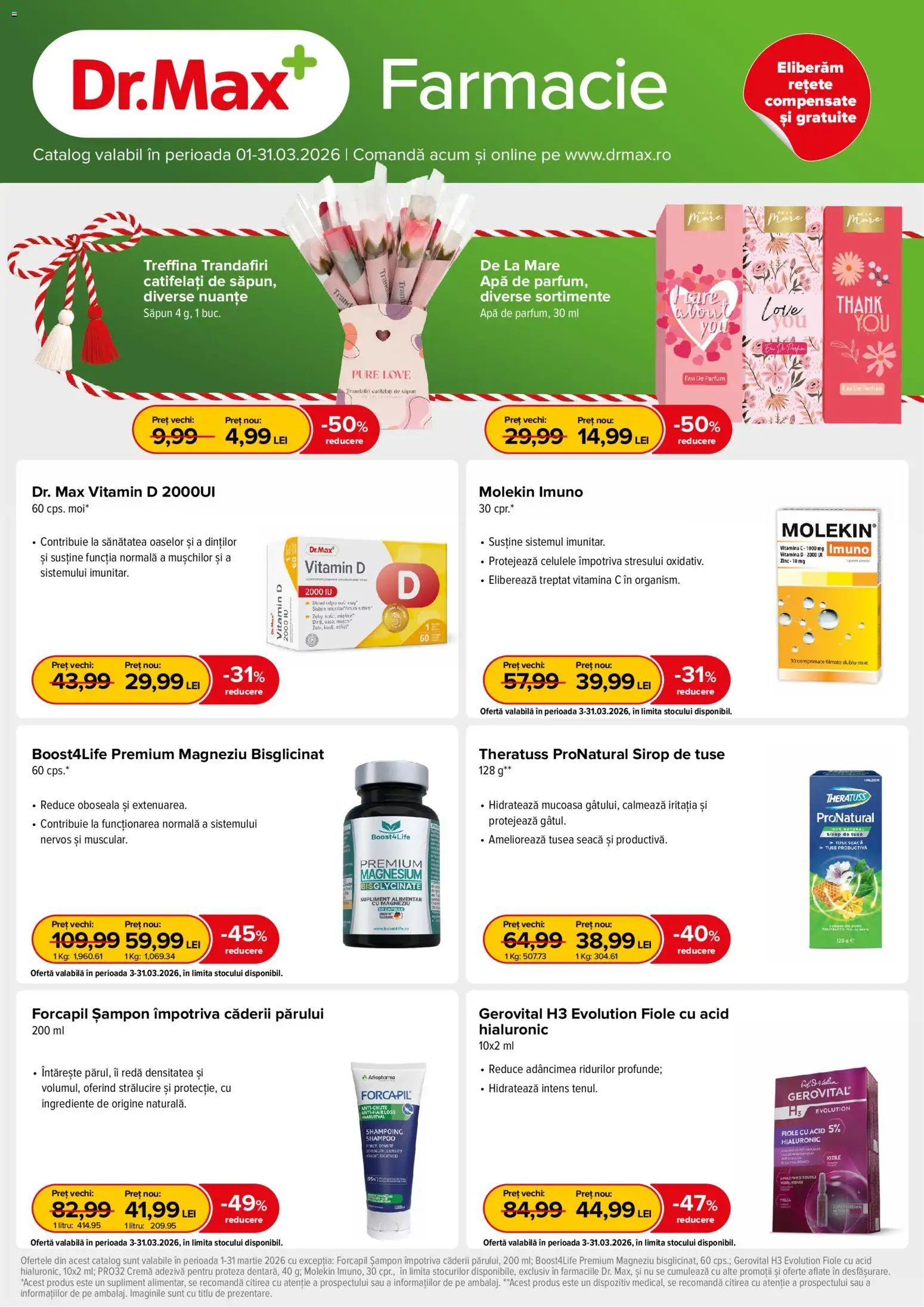 Previzualizarea de cataloage: Dr.Max Dr.Max Catalog valabil de la 01.03.2026
