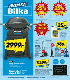 Eksempel på tilbudsavis Bilka - Elektronik, Bolig, Have & Tekstil fra butik Bilka gyldig fra 27/02/2026