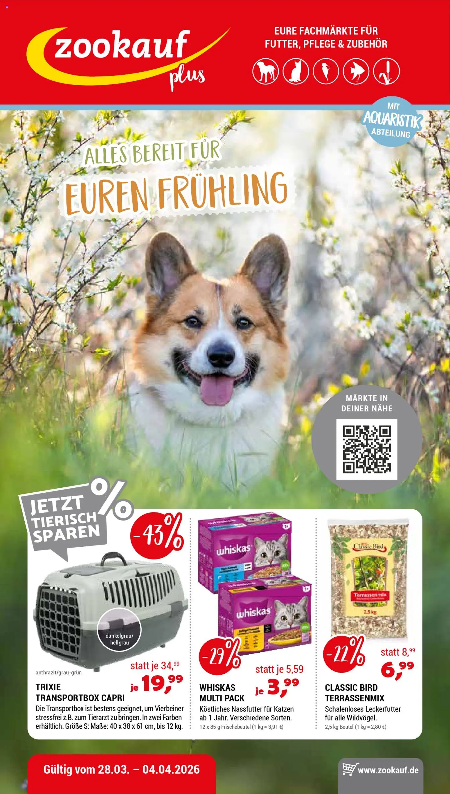 Vorschau von dem Prospekt des Geschäftes zookauf, gültig ab dem 28.03.2026 - Whiskas