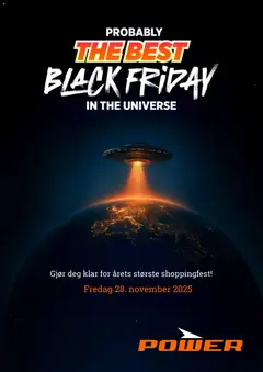 Forhåndsvis Black Friday Varsel fra butikk Power gyldig fra 10/11/2025