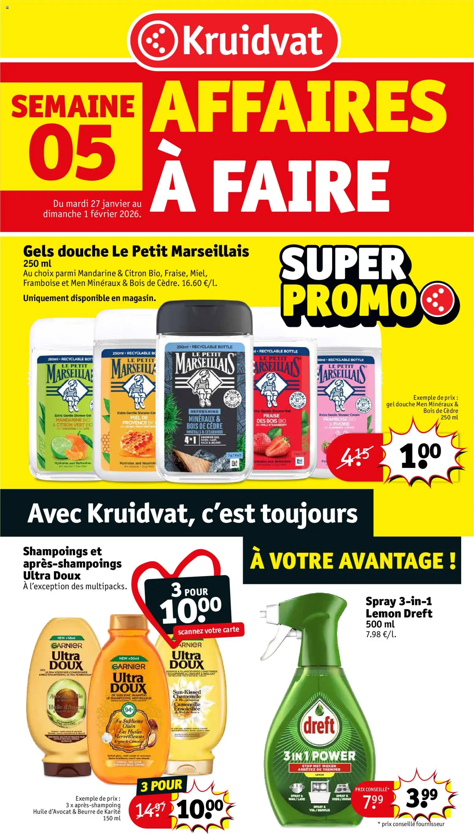 Voorbeeld van Folder de la semaine 5 van winkel Kruidvat geldig vanaf 27/01/2026