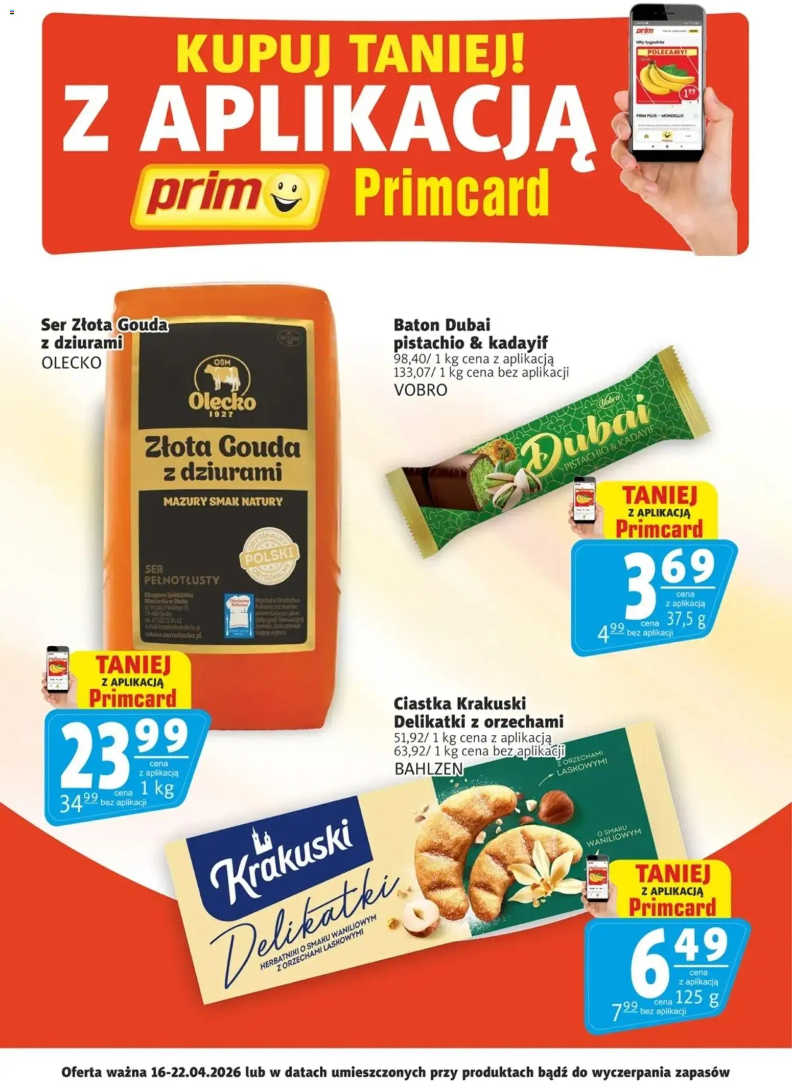 Pogląd gazetki "Prim Market promocje - Primcard" ze sklepu Prim Market ważnej od 16.04.2026