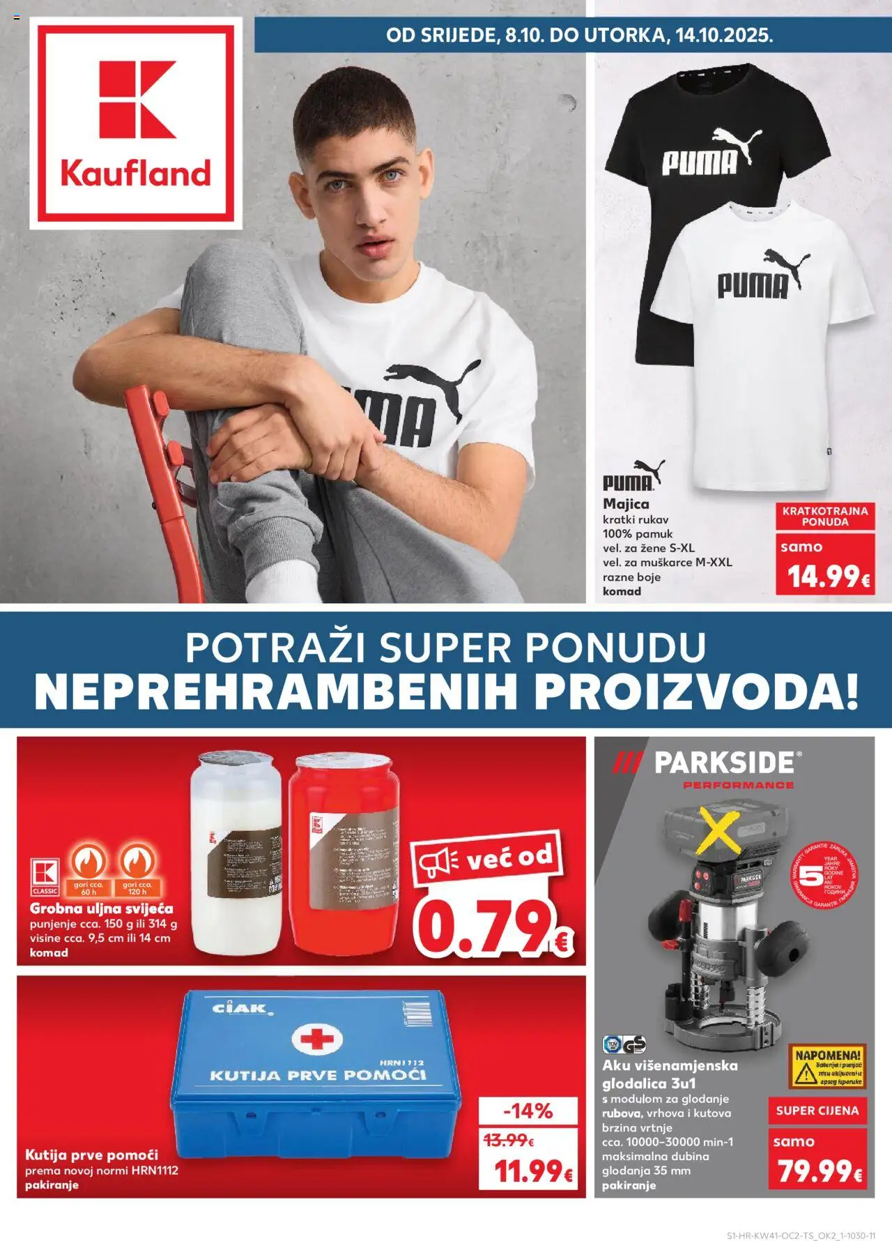 Kaufland aktualni Karlovac vrijedi od 08.10.2025 - tjedna akcija broj stranice 1