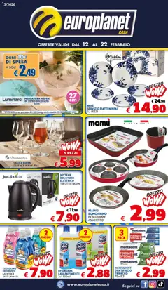 Anteprima dell'opuscolo Attuale volantino dal negozio Europlanet Casa valido da 12/02/2026