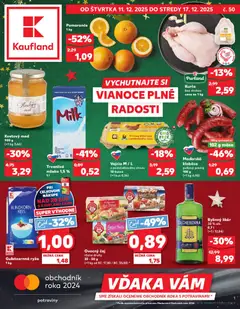 Náhľad Kaufland letáku platného od 11.12.2025