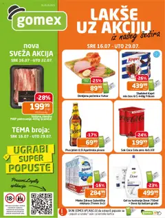 Pregled Gomex kataloga - važi od 16.07.2025