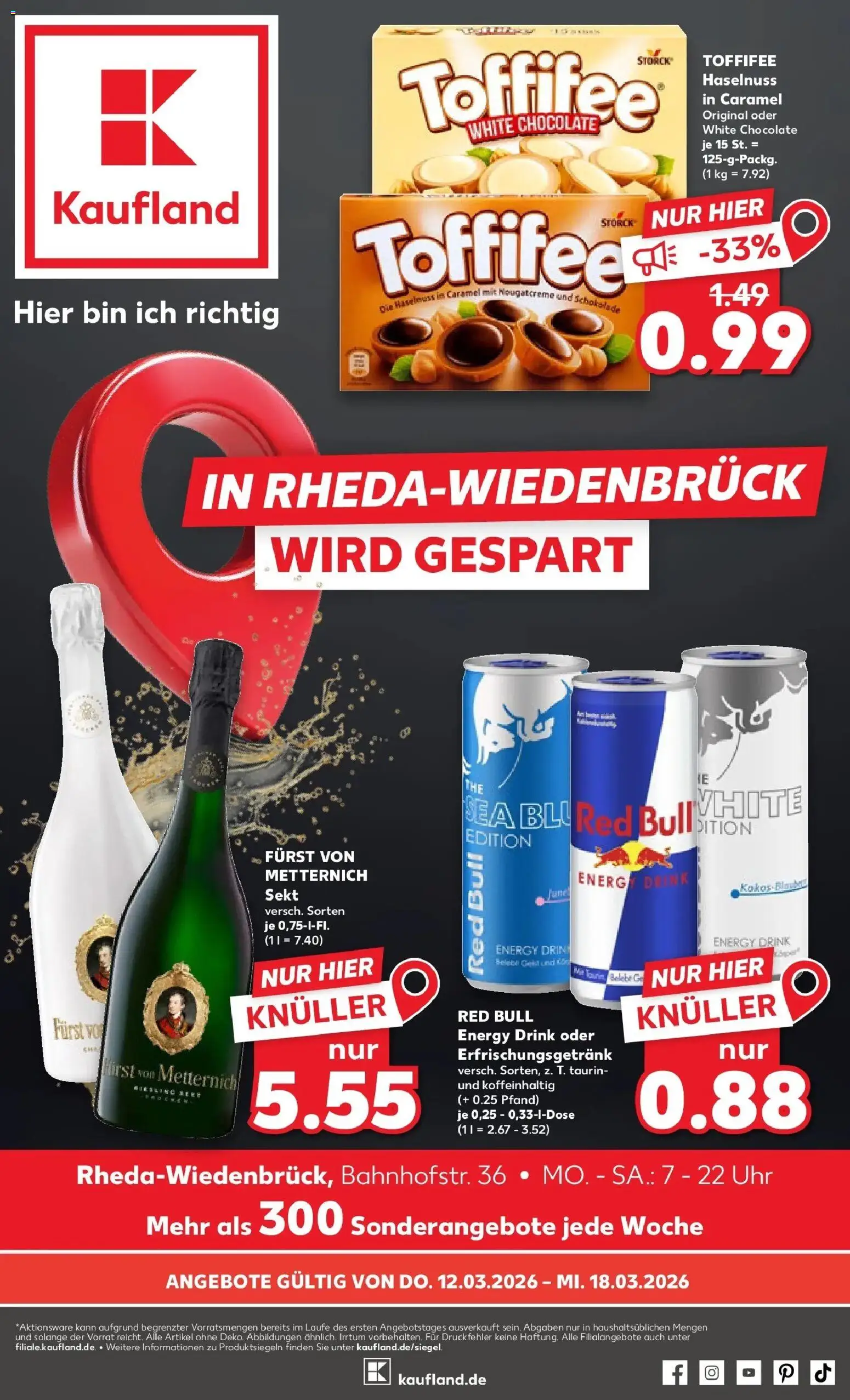 Vorschau von dem Prospekt des Geschäftes Kaufland, gültig ab dem 12.03.2026