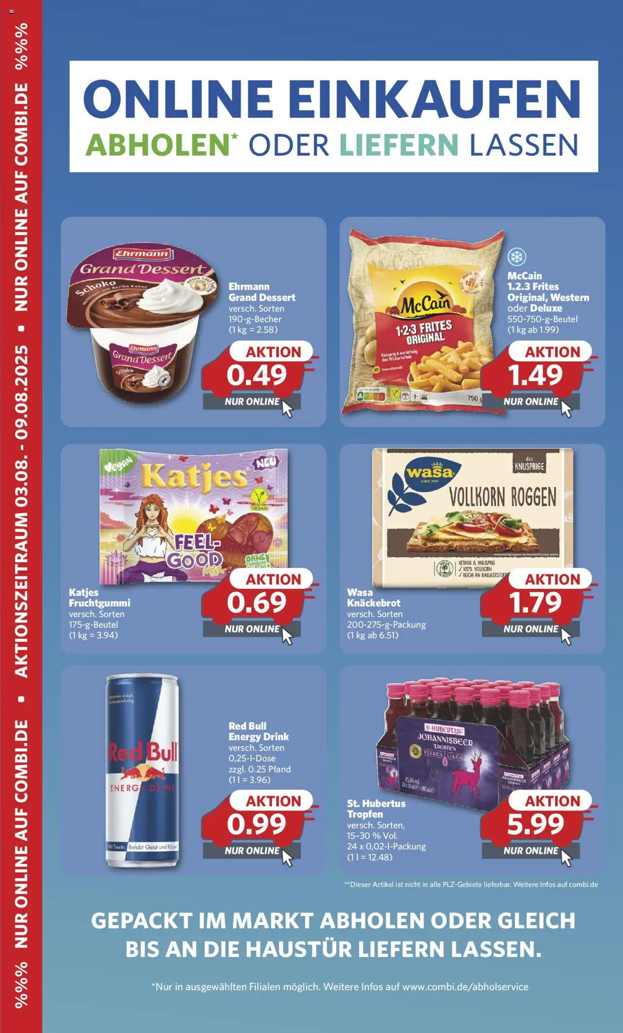 Combi Online Einkaufen (vom 02.08.2025 - 09.08.2025)
