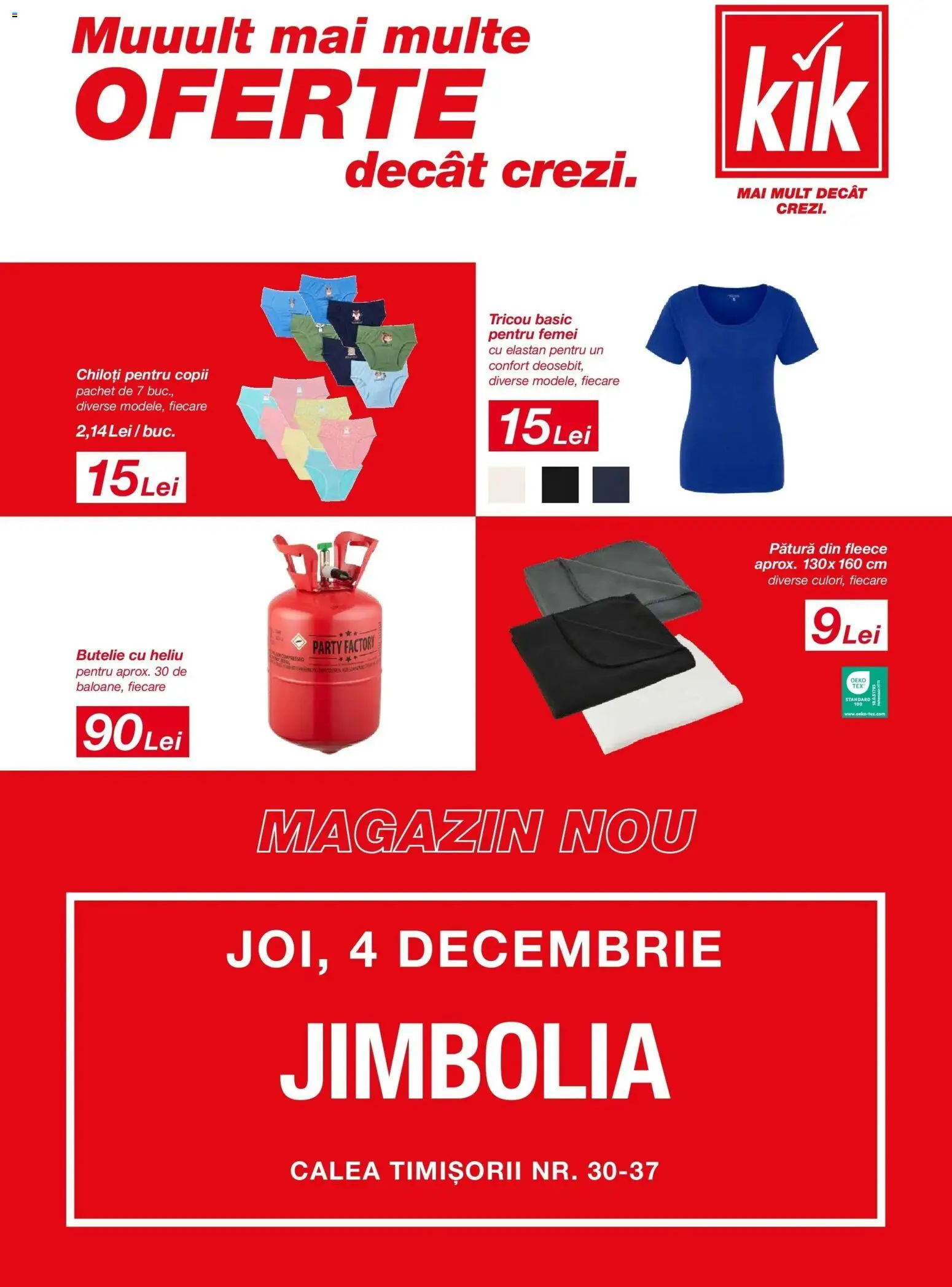 Previzualizarea de cataloage: Kik Catalog KiK până în data de 03.12.2025 valabil de la 30.11.2025