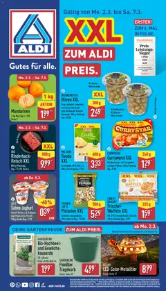 Vorschau von dem Prospekt des Geschäftes Aldi, gültig ab dem 02.03.2026