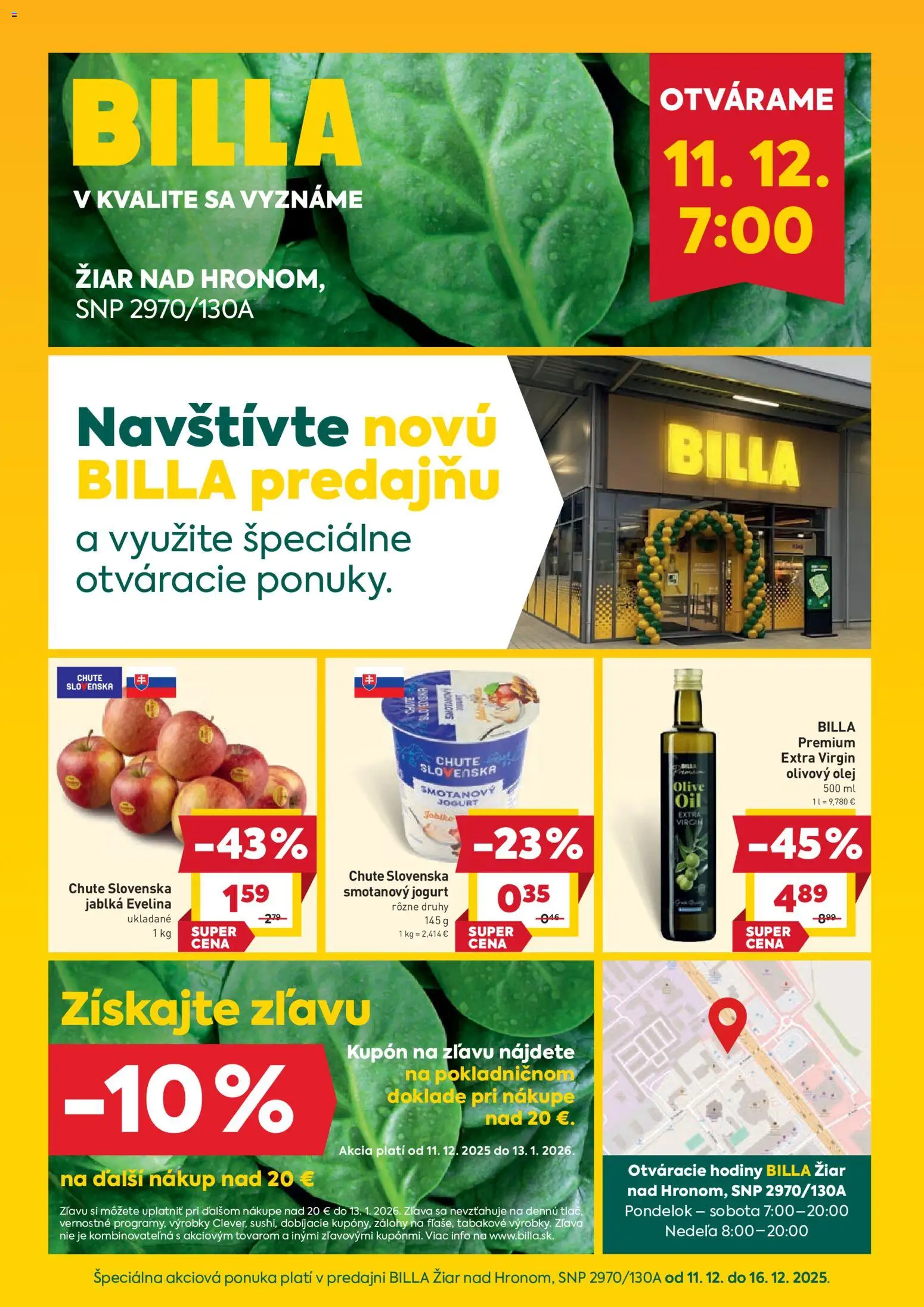 Náhľad Billa letáku platného od 11.12.2025