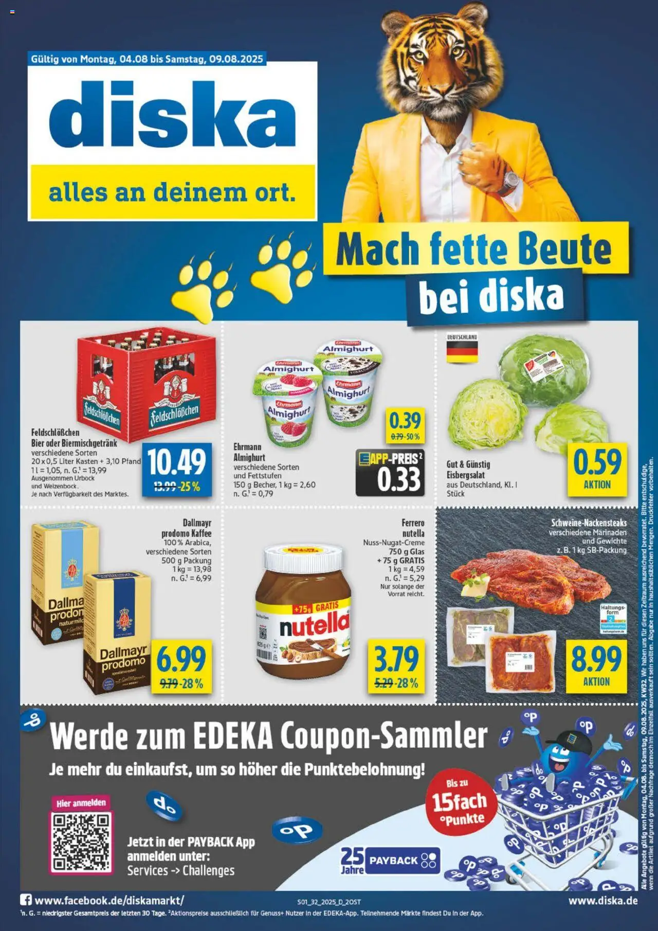 Diska diska Angebote Sachsen-Thüringen KW32 (vom 04.08.2025 - 09.08.2025)
