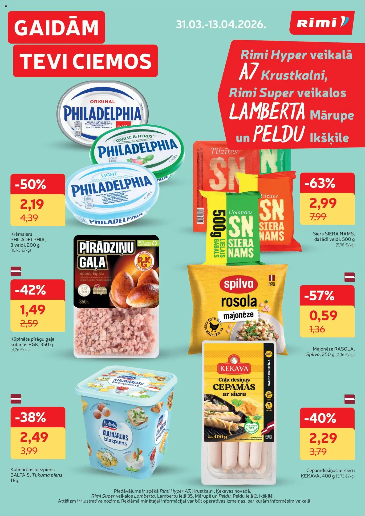 Skatīt Rimi akciju bukletu, derīgs no 31.03.2026.