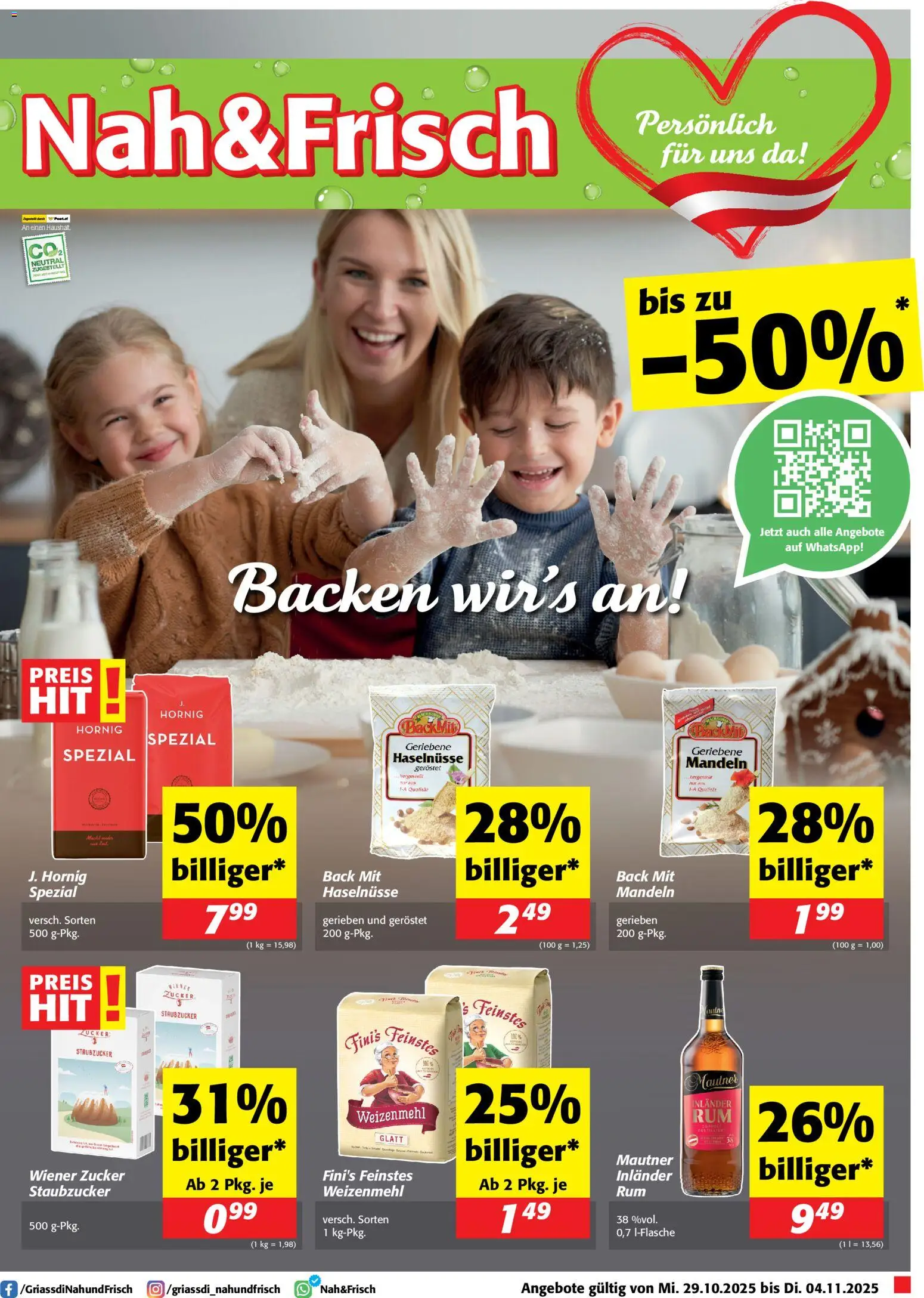  Nah und Frisch Flugblatt ab (29.10.2025 - 04.11.2025) - Seite 1