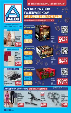 Pogląd gazetki "Artykuły przemysłowe i tekstylia" ze sklepu Aldi ważnej od 29.12.2025