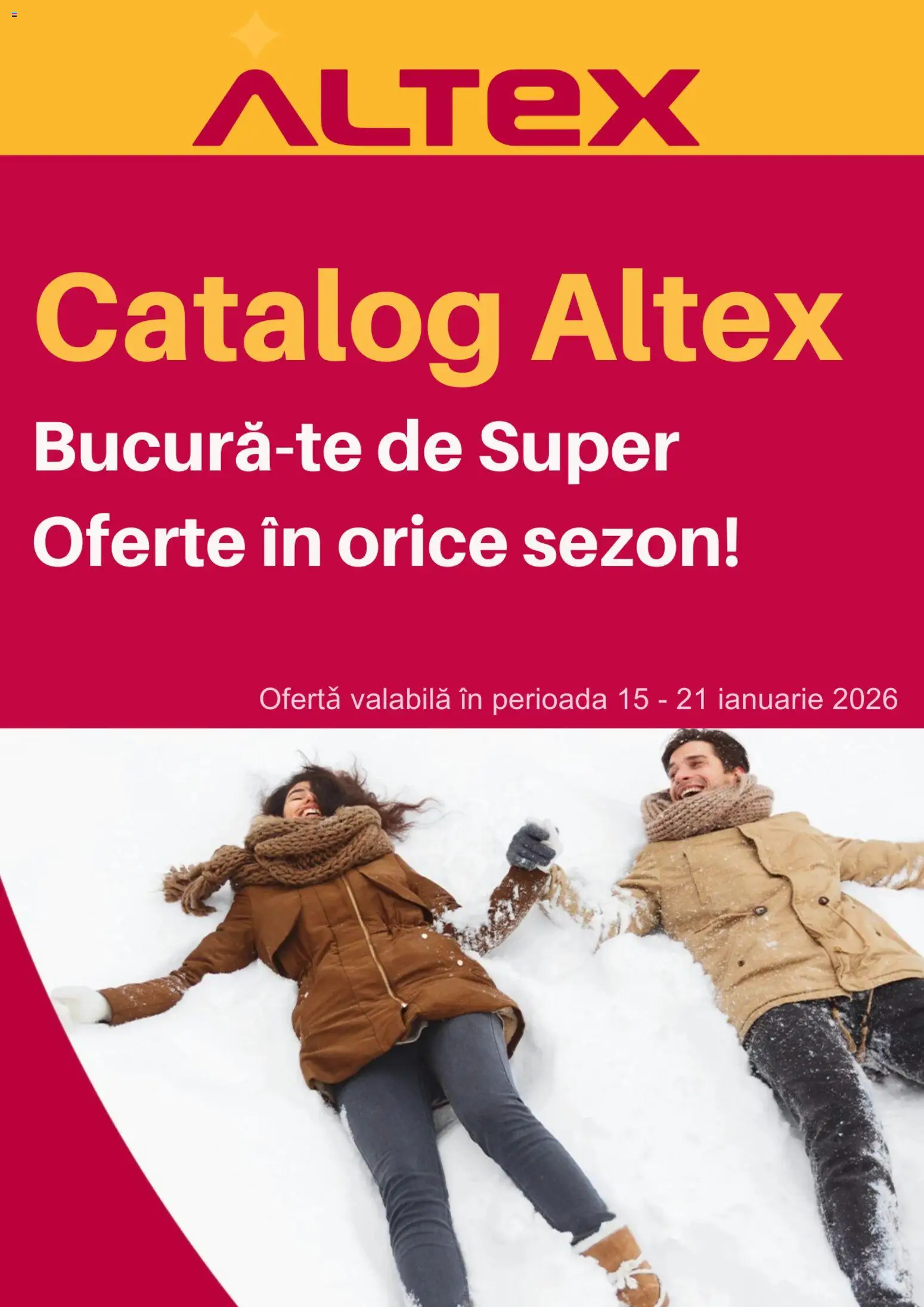 Previzualizarea de cataloage: Altex Catalog nou valabil de la 15.01.2026