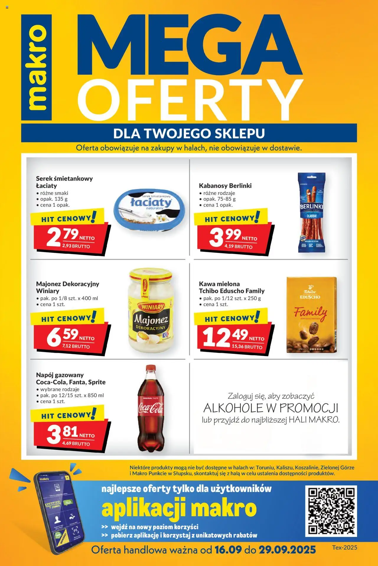 Makro Mega oferty dla Twojego Sklepu od 16.09.2025 - Nowa Gazetka - Numer strony 1