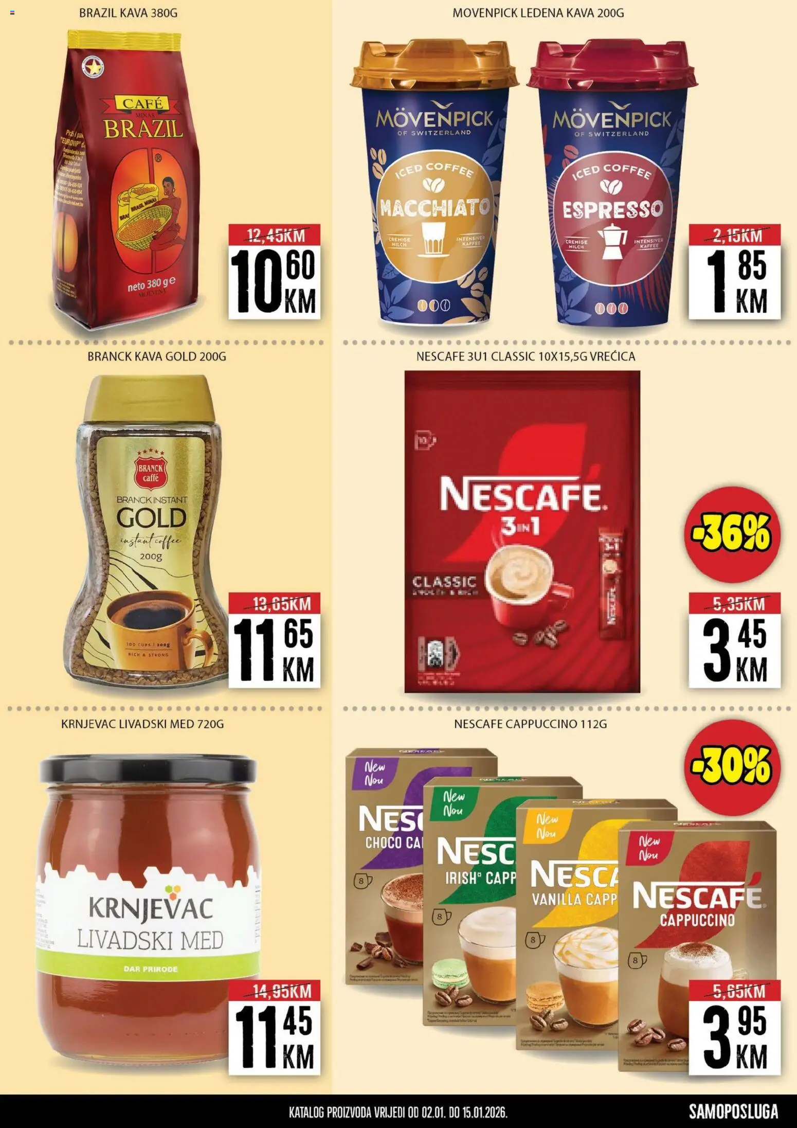 Pregled letka Katalog trgovine Prodex vrijedi od 2026.01.02